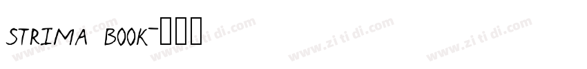 strima book字体转换